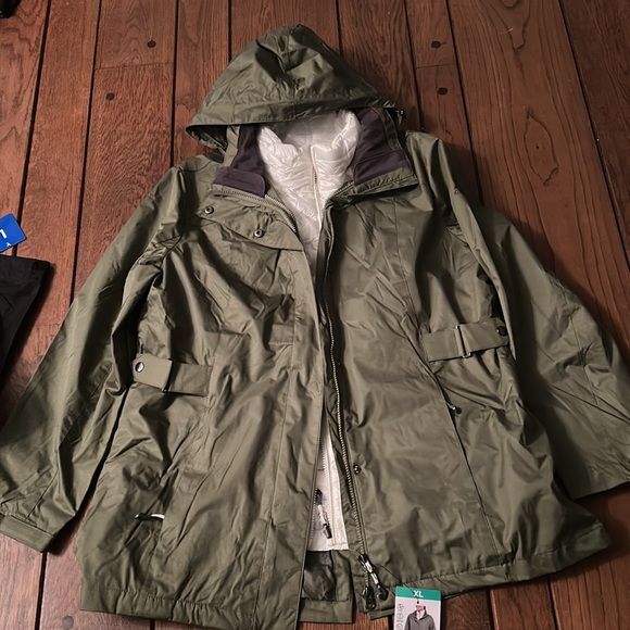 New Gerry 3 in 1 Rain Jacket removable inner vest water wind resistant $35 each - Picture 5 of 8